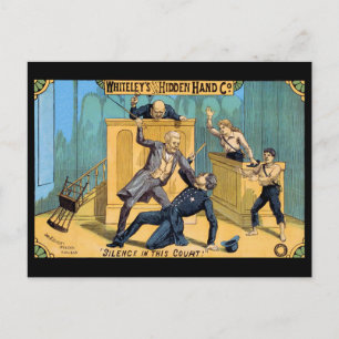Silence in Court Postcard