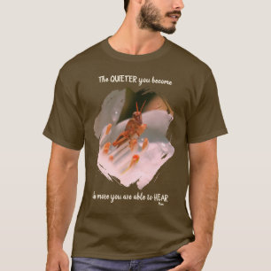 Silence Inspirational Rumi Quote T-Shirt