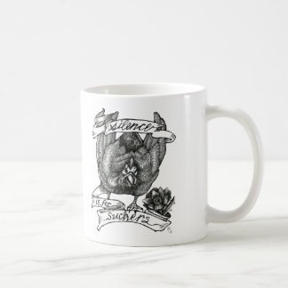 SILENCE IS FOR SUCKERS: Guinea Tattoo Art Coffee Mug
