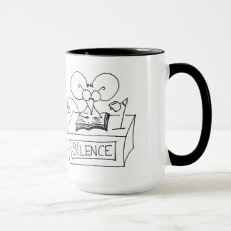 Silence! Library Mouse - Stickmice Mug