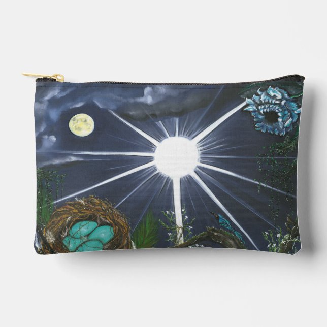 Silence of Sacred Space Accessory Pouch (Front)
