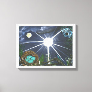 Silence of Sacred Space Canvas Print
