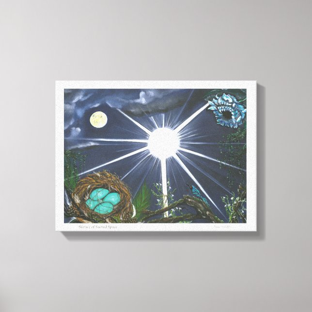 Silence of Sacred Space Canvas Print (Front)