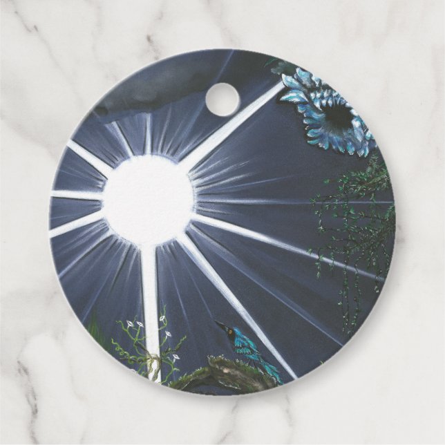 Silence of Sacred Space Favour Tags (Front)