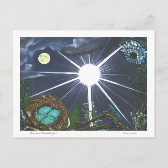 Silence of Sacred Space Postcard (Front)