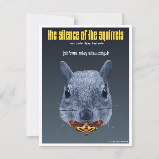 Silence of the Squirrels - a Parody Card (Front)