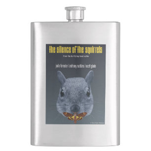 Silence of the Squirrels - a Parody Hip Flask