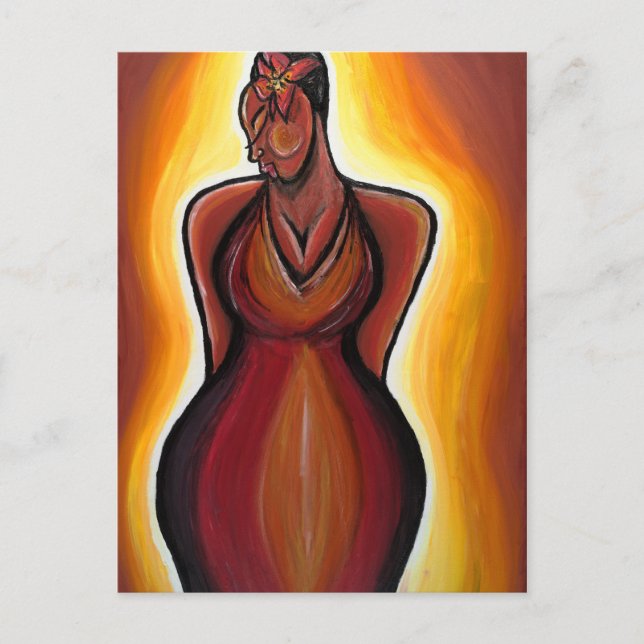 Silent Beauty Postcard (Front)