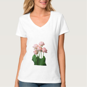 Silent Bloom Lotus in Stillness Grace Rising Seren T-Shirt