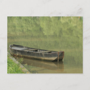 silent boat postcard