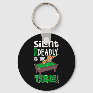 Silent But Deadly - Billiards Lynx Key Ring