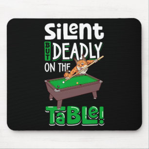 Silent But Deadly - Billiards Lynx Mouse Pad