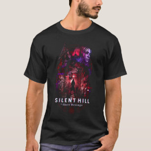 SILENT CHAD HILL SHORT MESSAGE PYRAMID HEAD RED CO T-Shirt