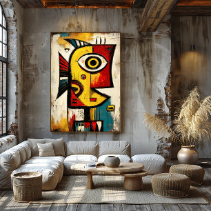 Silent Current — Contemporary Abstract Expression Poster