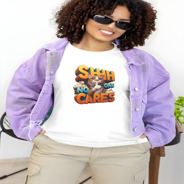 Silent Feline Disinterest T-Shirt (Creator Uploaded)