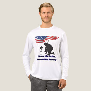 Silent fields of honour white Tri-Blend shirt