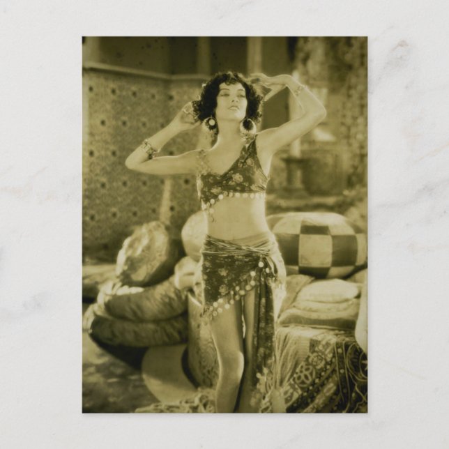 Silent Film Era Beauty Sterevoview Card (Front)