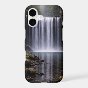 Silent Forest Waterfall – Calm Nature Landscape