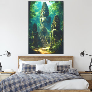 Silent Guardians of Siam Canvas Print