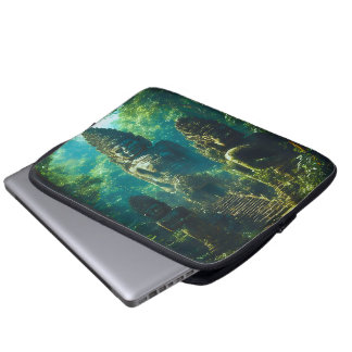 Silent Guardians of Siam Laptop Sleeve