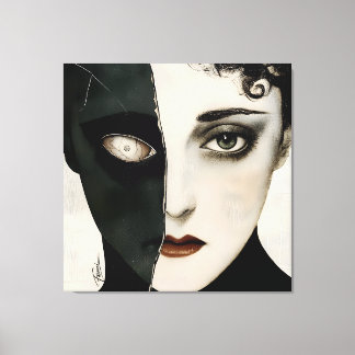 Silent Hell - Dark Art Stretched Canvas Print