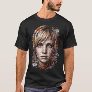 Silent Hill 3 Heather Mason Denim Vest Butterfly K T-Shirt