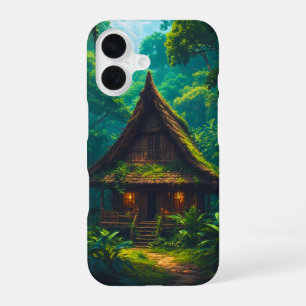 Silent House in the Tropical Forest iPhone 16 Case