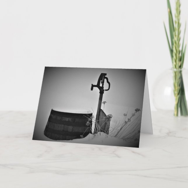 "Silent Hydrant" Christmas Card (Front)