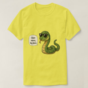 Silent Moves Big Plans Snake T-Shirt