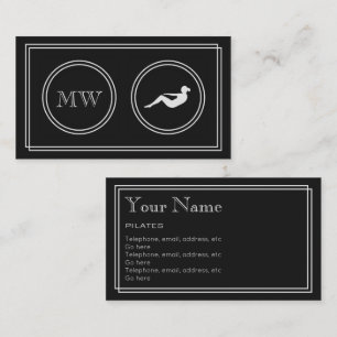 "Silent Movie" Pilates Business Cards