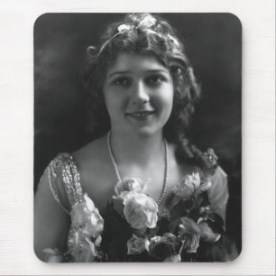 Silent Movie Star Mary Pickford 12 Mouse Pad