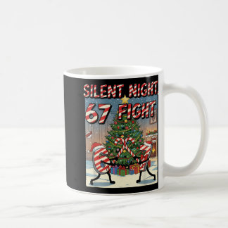 Silent Night 67 Fight Christmas Cartoon Tee  Coffee Mug