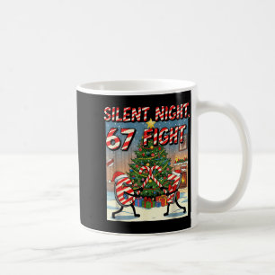 Silent Night 67 Fight Christmas Cartoon Tee Coffee Mug