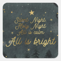 Silent Night, All Is Bright Sticker