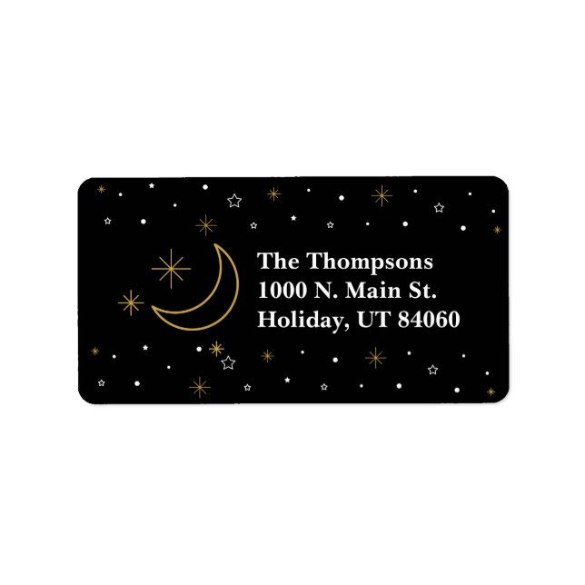 SILENT NIGHT / Christmas Labels (Front)