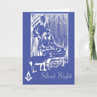 Silent Night Holiday Card