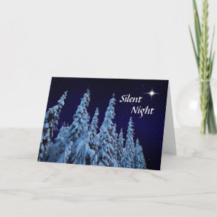 Silent Night Holiday Card