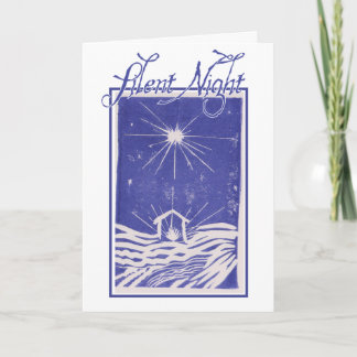 Silent Night Holiday Card