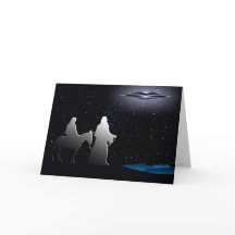 Silent Night Holiday Card