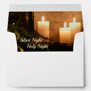 "Silent Night Holy Night" Beloved Christmas Carol Envelope