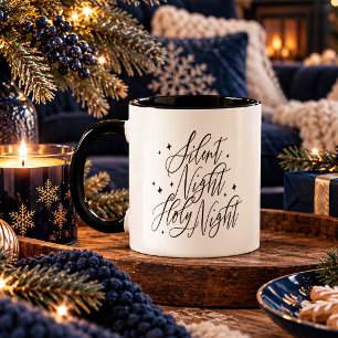 Silent Night Holy Night Religious Holiday Mug