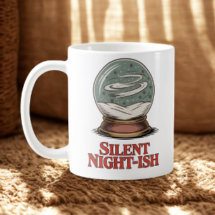 Silent Night-ish Christmas Chaos with Calm Vibes Coffee Mug