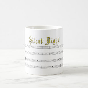 Silent Night music mug