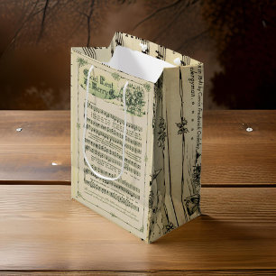 Silent Night Music Sheet Gift Bag