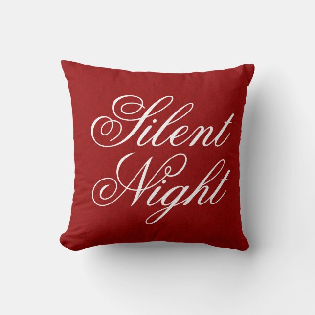 Silent Night Pillow (Front)