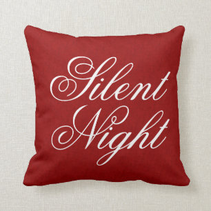 Silent Night Pillow