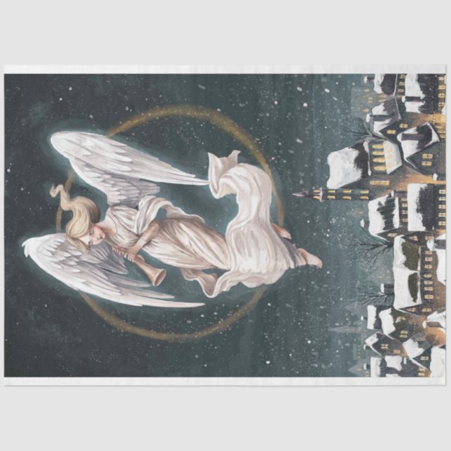 Silent Night Tissue Paper (Front)