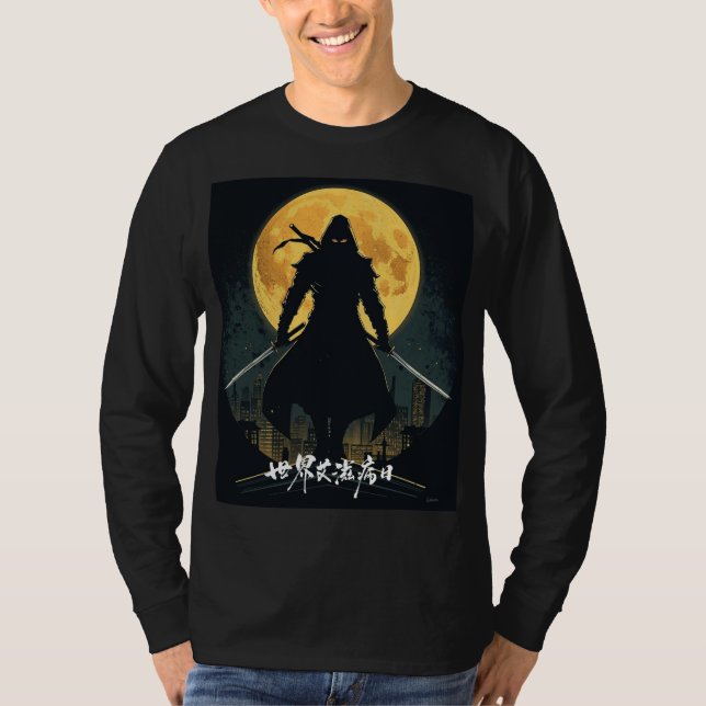 Silent Ninja Assassin Graphic Tee (Front)
