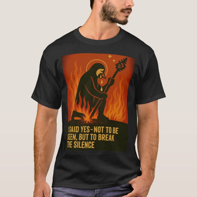 🔥 Silent No More. I Said Yes to Break the Silence T-Shirt (Front)