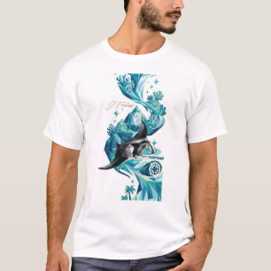 “Silent Ocean – Manta Ray Flow” T-Shirt